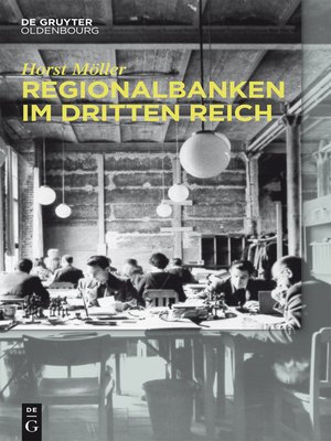 cover image of Regionalbanken im Dritten Reich